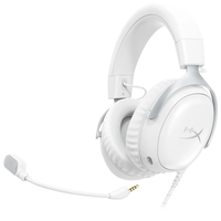 Headphone Berkabel Premium HyperX Cloud III Over Ear, Headset Gaming Peredam Kebisingan IPX3 untuk Esports