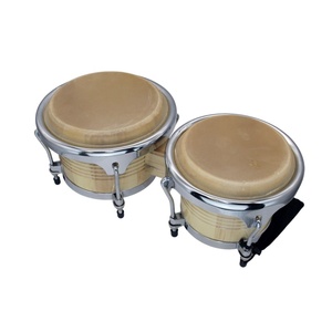Nuevo Tambor <span class=keywords><strong>Bongo</strong></span> de Madera Natural de 7 y 8 Pulgadas, Instrumento <span class=keywords><strong>Musical</strong></span> de Alta Calidad - Product Image 1
