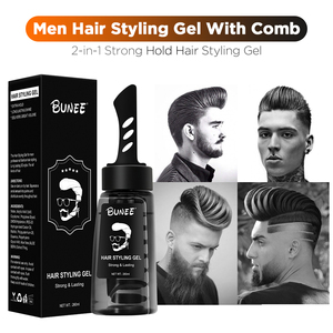 BUNEE قوي عقد لا دهني طويلة الأمد النفط رئيس الشمع مرهم جل للشعر للرجال الخاص العلامة التجارية - Product Image 6