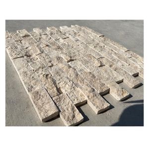 Panel de ledger de cara dividida de travertino ligero para chimenea de pared decoración decorativa para el hogar diseño de lujo tamaño personalizado al por mayor - Product Image 5