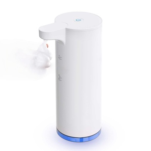 Distributeur de savon automatique sans contact de luxe pour salle de bain et cuisine, rechargeable, mural, en plastique, à mousse, vente en gros - Product Image 1