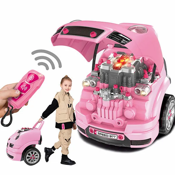 Spring 2021 Newest Pretend Play Toys Car Tools with Accessories Multifunction Infrared RC Toys for Kids
