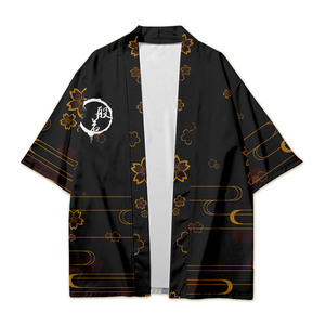 <span class=keywords><strong>Kimono</strong></span> Haori personnalisé professionnel avec impression par sublimation, motif de personnage d'anime, vêtement d'extérieur léger de style folklorique <span class=keywords><strong>japonais</strong></span> - Product Image 5