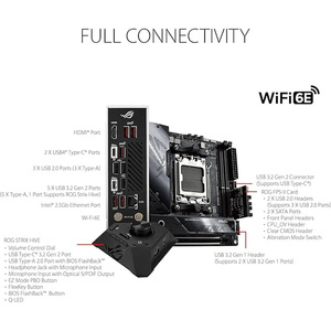 ROG Strix X670E-I เมนบอร์ดเกม WIFI ช่องเสียบ6E <span class=keywords><strong>AM5</strong></span> LGA 1718 <span class=keywords><strong>Mini</strong></span>-<span class=keywords><strong>ITX</strong></span> - Product Image 6