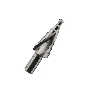 Professional Supplier Of Hss Tin Coated Spiral Groove Ladder Drill Bits For Hand Drills