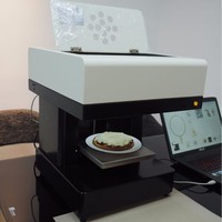 Impresora Láser de Café Jeyon, Automática, de Cama Plana, Nueva, Personalizada, 4 Tazas, Multicolor, Recargable, con Tanque de Tinta Comestible, Compatible con HP 1