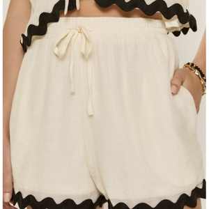 2025 OEM Hot Selling Fashionable Women's Casual Cotton Linen Two-Piece <b>Set</b> New Style Solid <b>Sexy</b> Short Sleeve Top Knee Canvas - Product Image 3