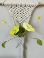 Bouquet d'hibiscus en crochet tissé à la main de qualité supérieure, objet d'art exquis pour la décoration intérieure et cadeau de mariage
