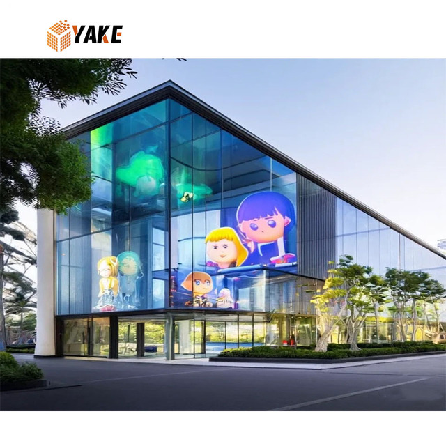 Invisible Solf Film Transparent Led Display Indoor Outdoor Flexible Crystal P4 P6 P8 Adhesive Led Screen for Window Glass