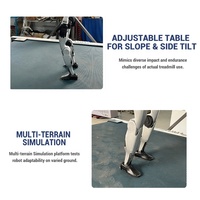 Banc d'essai complet de simulation de terrain pour robots - Plateforme de test de dynamique de marche pour robots humanoïdes bipèdes