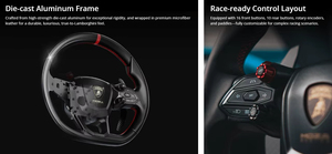 Moza Racing Revuelto Officially Licensed Wireless Bt Steering Wheel 340mm Supercar Rim Carbon Magnetic Paddles Fully <b>Pc</b> Welcome - Product Image 4