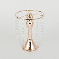 Table de mariage au détail Vase à fleurs pièce maîtresse or argent haute qualité Premium mariage décoratif cristal centres de table