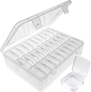 Caja de almacenamiento moderna de 30 rejillas, organizador de cuentas hecho a mano para <span class=keywords><strong>Amazon</strong></span> Cross-Border Hot para <span class=keywords><strong>Amazon</strong></span> 30-Grid Plastic Box - Product Image 6