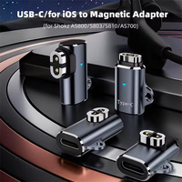 USB C/untuk L ke Adaptor Magnetik Adaptor Pengisi Daya Adaptor Kabel Pengisi Daya untuk AfterShokz OpenRun Air/Pro/Aeropex AS800 S803