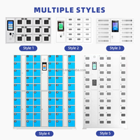 XinJu Boîtier centralisé pour téléphones, armoire à 20 emplacements pour téléphones portables avec verrouillage par minuterie et chargeur intégré