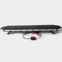 Barres lumineuses LED clignotantes Biaochi 122 cm 48 pouces ambre et blanc compatibles avec les camions de remorquage Hilux et les véhicules d'urgence Chero