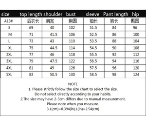ชุดเซ็ตสองชิ้นลายทางแฟชั่นสำหรับผู้หญิง ไซส์ S-5XL รุ่นใหม่สำหรับฤดูร้อน แขนยาว กางเกงขายาว สไตล์ลำลอง - Product Image 2