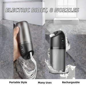 Bidé Eléctrico Recargable con 8 Boquillas Reemplazables de Plástico para Uso Doméstico, 1 Año de Garantía, para Cuidado Perineal y Postoperatorio - Product Image 2