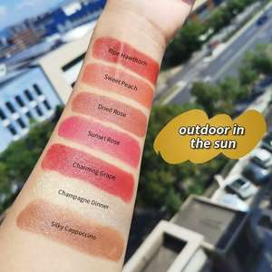 Stick de contour, de blush et de poudre mat, format voyage, écologique, artisanal, doré, végétalien, emballage personnalisé, sans cruauté envers les animaux - Product Image 2