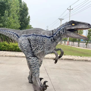 Animatrónicos de Halloween, Dinosaurio Mecánico de Tamaño Real con Patas Ocultas, Disfraz de Raptor Caminante para <span class=keywords><strong>Parque</strong></span> <span class=keywords><strong>Temático</strong></span> <span class=keywords><strong>Jurassic</strong></span> <span class=keywords><strong>World</strong></span> - Product Image 4