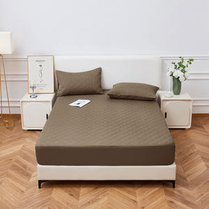Usine personnalisée de haute qualité anti-poussière lavable 100% polyester microfibre imperméable <span class=keywords><strong>drap</strong></span> <span class=keywords><strong>housse</strong></span> protège-matelas couvre-lit - Product Image 6
