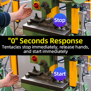 Mdcn SCF AC220V DC24V nhôm hợp kim an toàn bức màn ánh sáng cảm biến NPN/PnP hồng ngoại với bảo vệ quá dòng cho hệ thống an toàn - Product Image 4