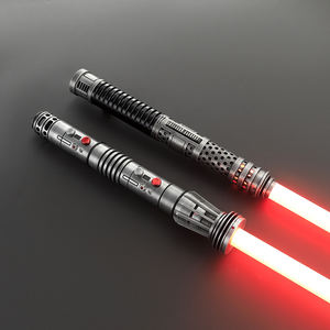 <span class=keywords><strong>Sabre</strong></span> <span class=keywords><strong>laser</strong></span> double Darth <span class=keywords><strong>Maul</strong></span> avec poignée en métal vieilli, RGB, mouvement fluide, double lame, Force FX, épée de duel lourde, jouet <span class=keywords><strong>laser</strong></span> - Product Image 6