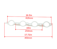 12555289 12558573 12600530 12617944 12620947 6.0 EX GASKET LS MLS Kit de joints de collecteur d'échappement en acier multicouche pour Chevy