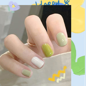 3 팩 노베이크 매니큐어 퀵드라이 롱래스팅 필오프 수성 4ml X 3 매니큐어 세트 - Product Image 4