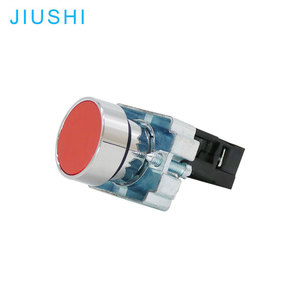 Interruptor pulsador momentáneo de metal de 22mm de diámetro de apertura de Kelly rojo 1NC IP40 Wenzhou China - Product Image 2