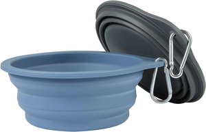 Oksilicone Collapsible Silicone Pet Bowl Travel Dog <strong>Slow</strong> <strong>Feeder</strong> <strong>Cat</strong> Food and Water Bowls Rounded <strong>Feeders</strong> - Product Image 4