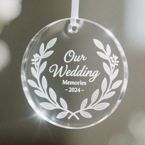 Bán Buôn Trống Vòng Acrylic Trang Trí Đĩa Cho Ủng Hộ Đám Cưới Tùy Chỉnh DIY Khắc Laser Keychain Thẻ - Product Image 2