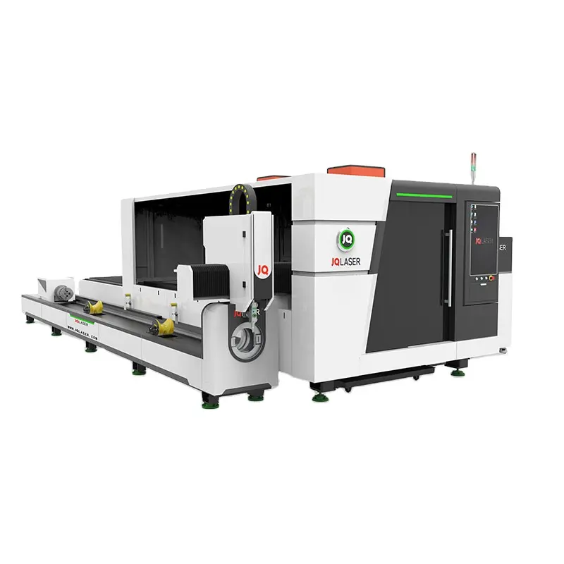 JQ LASER 1530CP fiber laser combined cutting machine 2000w 3000w 4000w metal cutiting 1000w 2000w 3000w full closed for safety