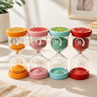 Timer Jam Pasir untuk Memasak di Dapur, Penghitung Waktu 3/30 Menit, Timer Pasir Kaca, Dekorasi Meja Belajar Anak, Hadiah Liburan