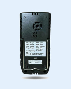 Moniteur de Qualité de l'Air 5-en-1 à Écran LCD Numérique, Testeur de CO2, PM2.5, PM10, Température et Humidité (400-9999ppm) pour Maison et Bureau - Nouveauté et Meilleure Vente - Product Image 3