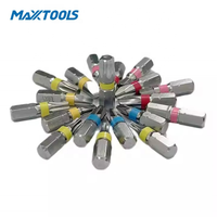 Jeu de 20 embouts de visseuse à chocs en acier S2, embouts magnétiques hexagonaux de 1/4 pouce, accessoires pour outils électriques pour la réparation de perceuses
