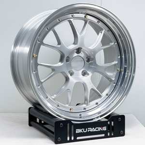 Cerchi in Lega Forgiati Bku LM-R a 2 Pezzi per BMW G80 G82 G83 M3 M4 F40 G20 G8X M4, 18 19 20 Pollici, Concavi Personalizzati, Argento, 5x112 - Product Image 4