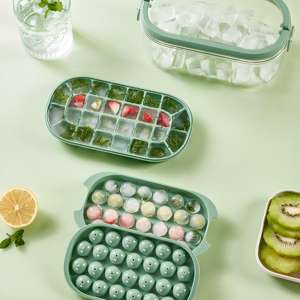 Molde para Paletas de Hielo Redondas de 8 Cavidades Wishome, Fondo Suave de PP+PET, Apto para Alimentos, con Asa, Bandeja para Congelar Paletas Caseras - Product Image 2