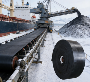 Servicio de Corte de Cubiertas Anticongelantes para Cintas Transportadoras Resistentes al Frío del Puerto de <span class=keywords><strong>Murmansk</strong></span> de BOTHWIN para Carga de Concentrado de Apatita en Invierno - Product Image 1