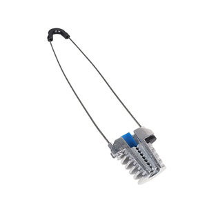 PAM 08 Serre-câbles optiques autoportants en forme de 8, serre-câbles en aluminium en forme de coin, accessoires pour câbles optiques ADSS - Product Image 1