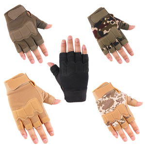 DFTG207 Outdoor Sports Hunting Hunting Riding Camping Working Tactical Gloves <b>Half</b> Finger Anti <b>slip</b> - Product Image 4