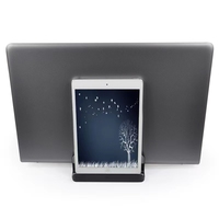IDock 2 en 1 Design Support d'ordinateur réglable et peu encombrant Support vertical pour ordinateur portable avec fente
