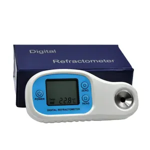 SKZ1019 refractómetro de bolsillo Brix azúcar especias probador de glutamato monosódico refractómetro Digital portátil