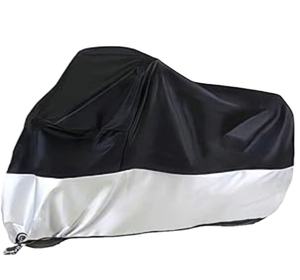 Housse de moto imperméable pour extérieur avec trous pour cadenas et sac de rangement - Product Image 1