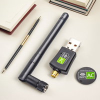 Adaptador Wifi USB de 600Mbps inalámbrico AC600 2,4 GHz 5GHz controlador libre de doble banda 802.11b/n/G/AC PC Mini ordenador receptor de tarjeta de red