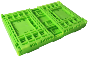Panier pliable 600*400*300, caisse en plastique pliable pour fruits et légumes - Product Image 3