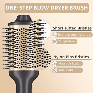Ensemble de <span class=keywords><strong>Brosse</strong></span> Sèche-Cheveux Ionique Nano 1200W avec Diffuseur et Concentrateur pour un Séchage Doux, un Volume et des Cheveux Fins, Utilisation en Hôtel - Product Image 3