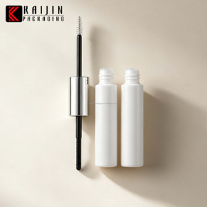 Tubo de plástico vacío personalizado al por mayor para pegamento de pestañas, botella de esencia para pestañas, envase de pegamento para pestañas postizas con cepillo de doble punta - Product Image 3