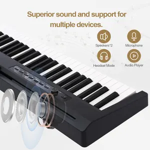 Huasheng instrumento de teclado de piano elétrico eletrônico de alta qualidade por atacado para venda