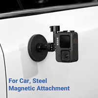 Support magnétique pour caméra d'action, fixation rapide pour voiture, compatible DJI Action GoPro Max Hero 13